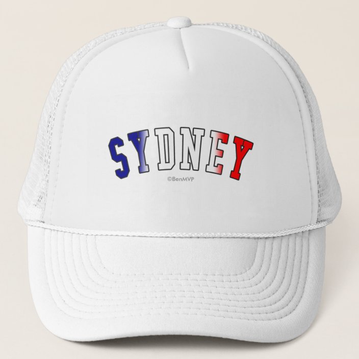 Sydney in Australia National Flag Colors Hat