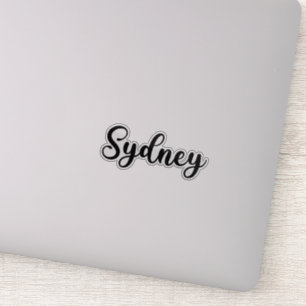 Sydney Name - Handwritten Calligraphy Sticker