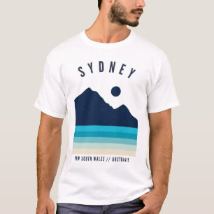 Sydney New South Wales Australia Retro Vintage T-Shirt