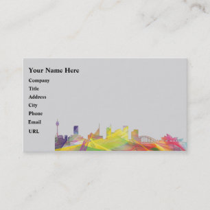 SYDNEY, NSW AUSTRALIA SKYLINE WB1 BUSINESS CARD