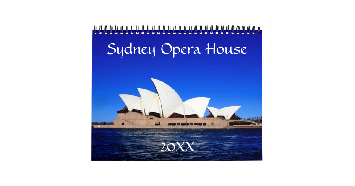 sydney opera house 2025 calendar Zazzle