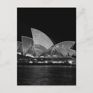 Sydney Opera House at Night Australia Postcard