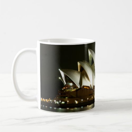 Sydney Opera House at Night Sydney Australia Mug