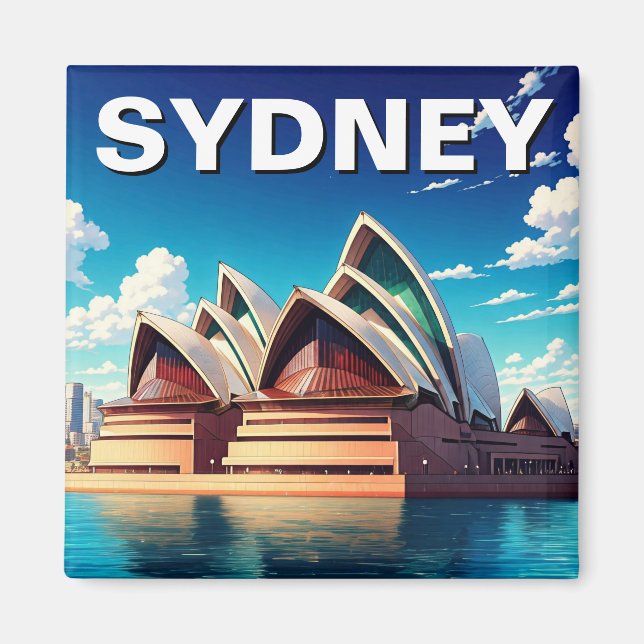 Sydney Opera House Australia Magnet (Front)