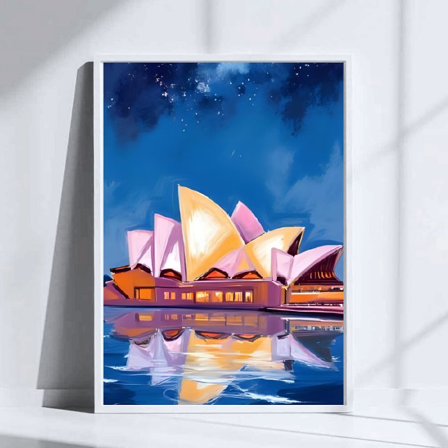 Sydney Opera House, Australia Painting Poster (Creator Uploaded)