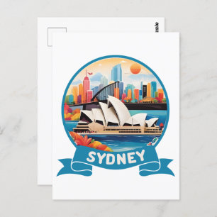 Sydney Opera House Australia Postcard