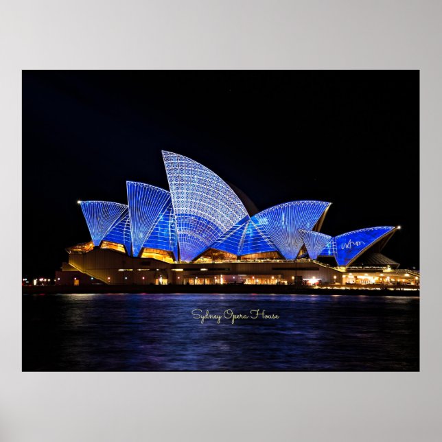 Sydney Opera House, Australia Poster (Front)