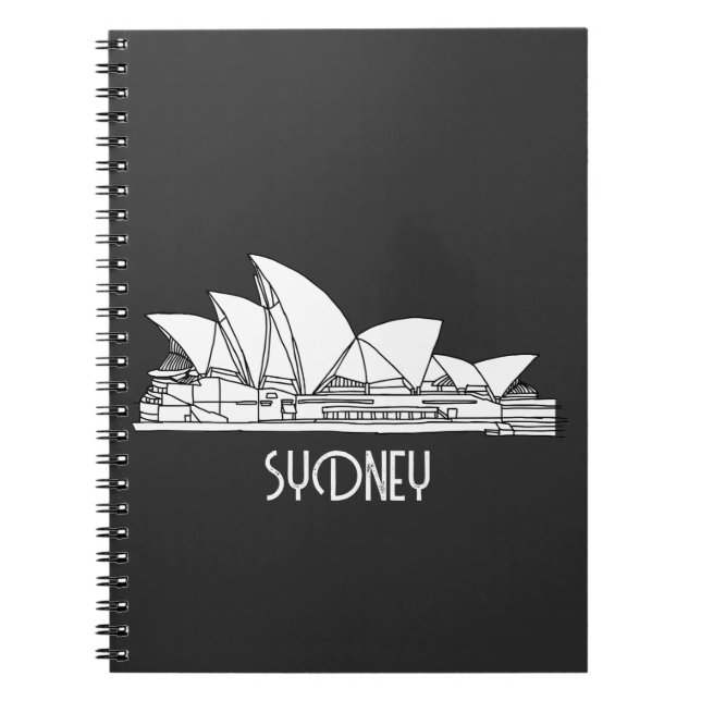 Sydney Opera House Australia souvenir Notebook (Front)
