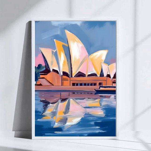 Sydney Opera House Australia Watercolor Poster (Creator Uploaded)
