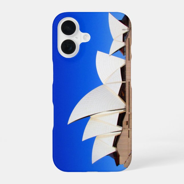 sydney opera house blue iphone case (Back)
