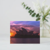 Sydney Opera House Bridal Shower Game Postcard (Standing Front)