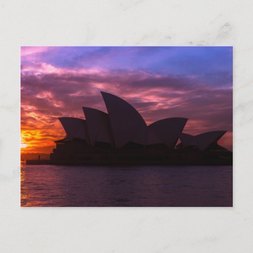 Sydney Opera House Bridal Shower Game Postcard