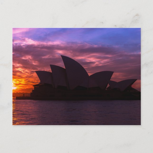Sydney Opera House Bridal Shower Game Postcard (Front)