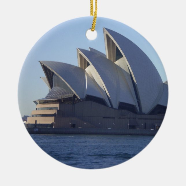 Sydney Opera House Ceramic Ornament (Front)