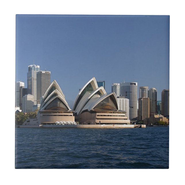 Sydney Opera House Ceramic Tile (Front)