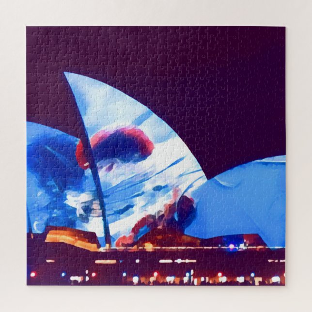 Sydney Opera House colorful Australia Jigsaw Puzzle (Vertical)