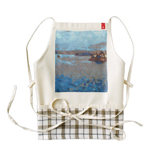Sydney Opera house from a distance Zazzle HEART Apron