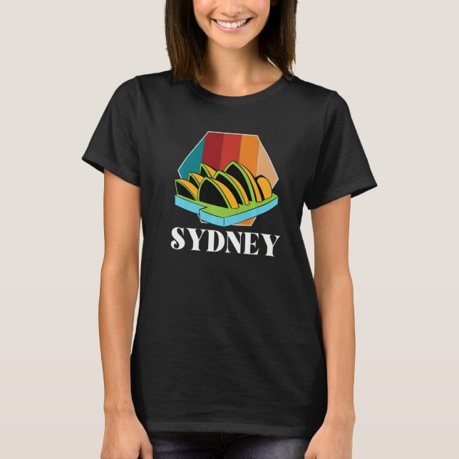 Sydney Opera House From Australia Harbor T-Shirt (Front)