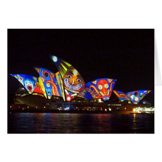 sydney opera house fun cards (Front Horizontal)