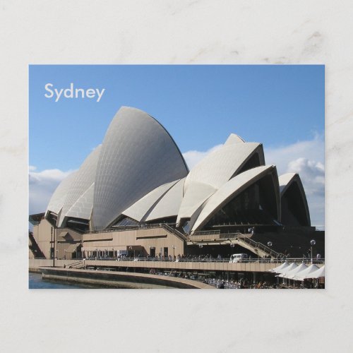 Sydney opera house Harbo Australia Postcard
