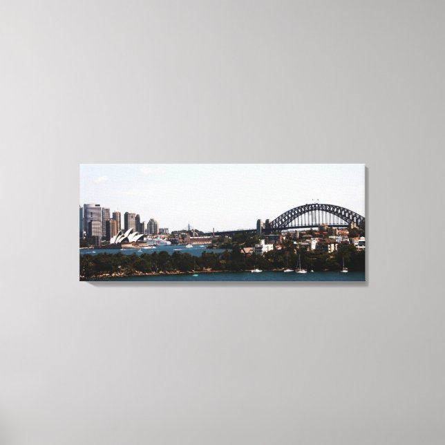 Sydney » Opera House & Harbour Bridge Canvas (Front)