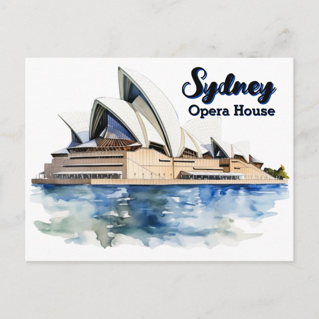  Sydney Opera House: Iconic Elegance by the Harbor Postcard (Front)