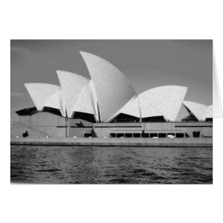 Sydney Opera House in Black and White Cards
