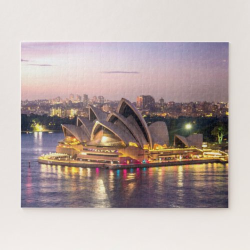 Sydney Opera House in the Evening Jigsaw Puzzle