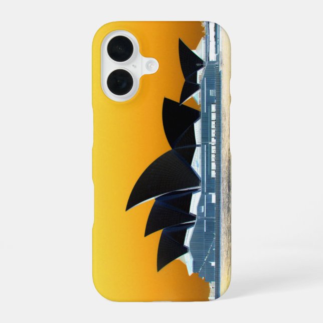 sydney opera house inverted iphone case (Back)