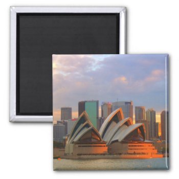 Sydney Opera House Magnet by elfike at Zazzle