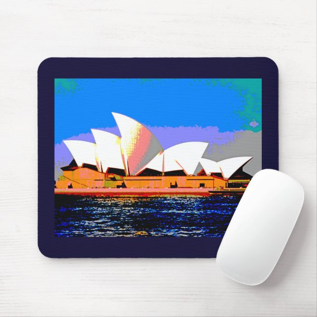 Sydney Opera House Mouse Pad (With Mouse)