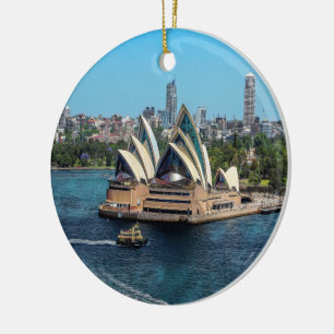 Sydney - OPERA HOUSE - panorama Ceramic Ornament