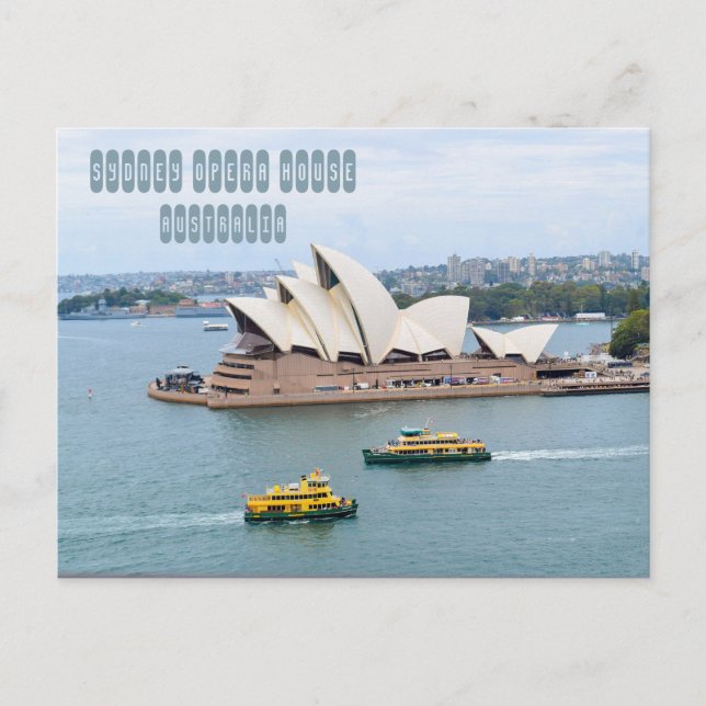 Sydney Opera House  Postcard (Front)