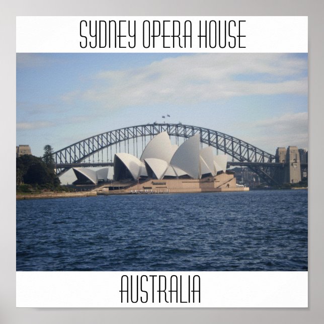 Sydney Opera House Poster (Front)