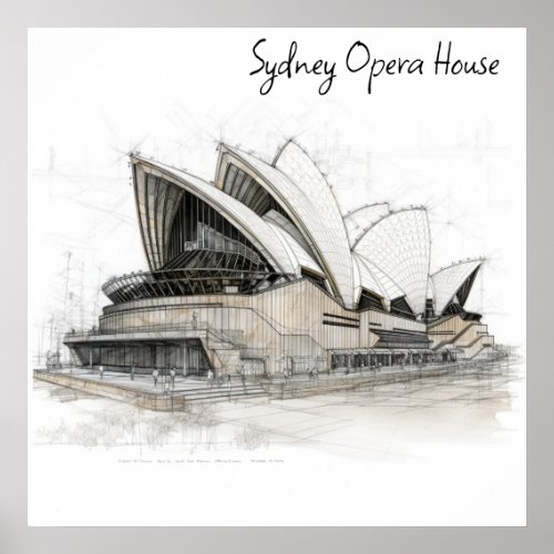 Sydney Opera House Poster
