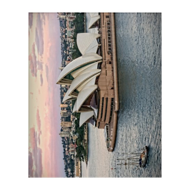 Sydney Opera House Puzzle Acrylic Print (Front)