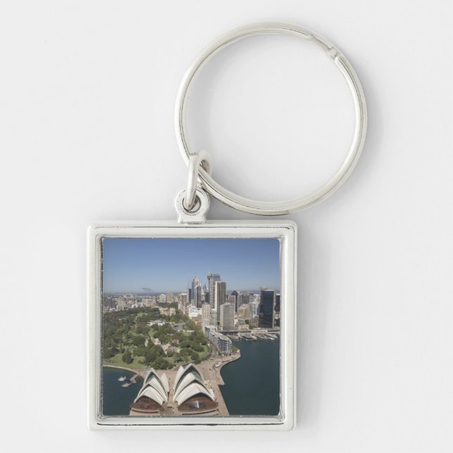 Sydney Opera House, Royal Botanic Gardens, CBD Keychain (Front)