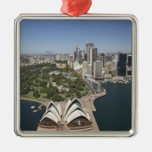 Sydney Opera House, Royal Botanic Gardens, CBD Metal Ornament
