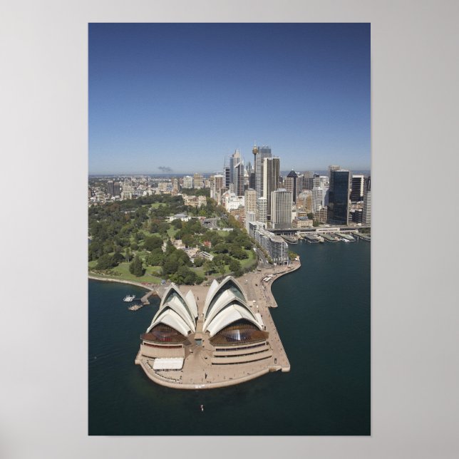 Sydney Opera House, Royal Botanic Gardens, CBD Poster (Front)