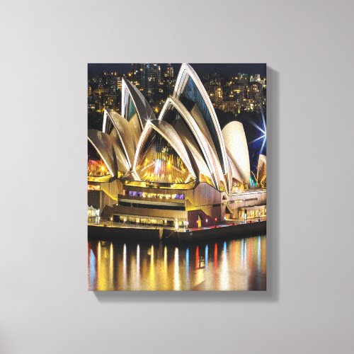 Sydney _ OPERA HOUSE _ view Canvas Print