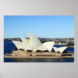 sydney opera house winter poster