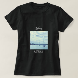 Sydney scene yachts on harbour Drummoyne T-Shirt