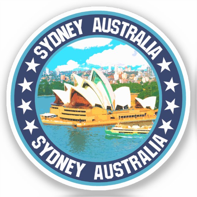 Sydney                                             sticker (Front)