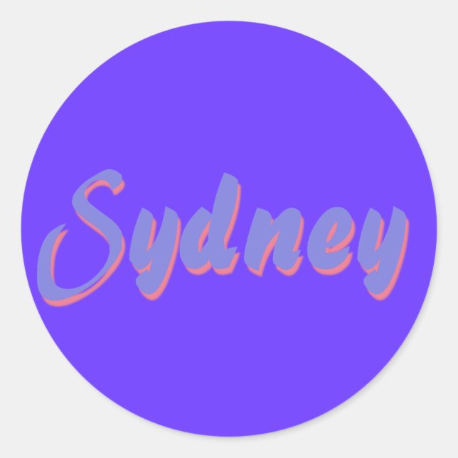 Sydney Stickers (Front)