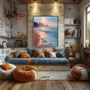 Sydney: The Harbor City - Coastal Beauty. Poster
