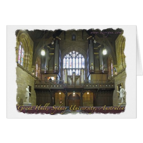 Sydney University pipe organ