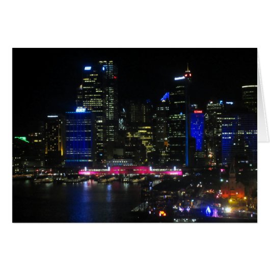 sydney vivid nights cards (Front Horizontal)