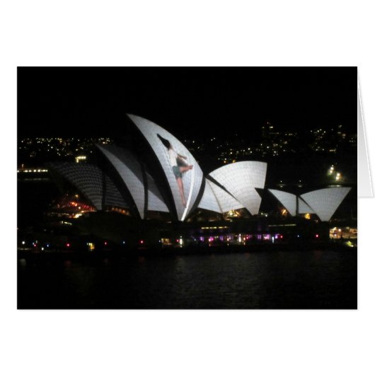 sydney vivid opera dance cards (Front Horizontal)
