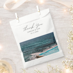 Sydney Wedding Bondi Beach Photo Favor Bag