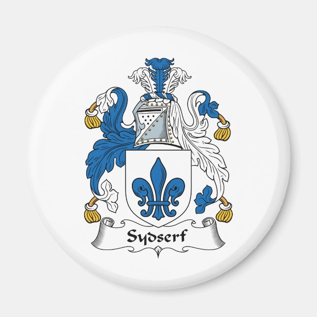 Sydserf Family Crest Magnet (Front)